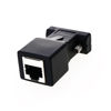 Picture of LFHUKEJI RS232 to RJ45, DB9 9-Pin Serial Port Male to RJ45 Female Cat5e/6 Ethernet LAN Extend Adapter