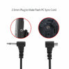 Picture of Acouto 2.5mm Camera Flash PC Sync Cord Cable - 12 Inch/30 cm