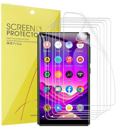 Picture of Lamshaw Compatible for MECHEN H11 MP3 Player Screen Protector, [6 Pack] Full Coverage TPU Clear Film Compatible for MECHEN H11 5" Full Touch Screen MP3 Player (6 Pack)