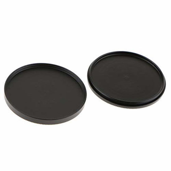 Picture of Prettyia Portable 43mm UV CPL Filter Case Lens Cover Stack Storage Cap Metal Box - Black, Anti-Scratched and Pressure Resistance