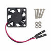 Picture of Dorhea 2pcs 3007 Fan for Raspberry Pi 5 30x30x7mm Cooler Fan Pi Brushless Cooling Fan 30MM 1.18in 3.3V 5V DC Quiet Fan for Raspberry Pi 4, Pi 3 B+, Pi 3 B, Pi 2, Pi B+, Pi Zero/Zero W,Robot Project