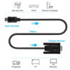 Picture of yungluner to HDMI-VGA Adapter Cable for Projector Computer Monitor-Digital to Analog Converter Cable 1.5M to VGA Connector