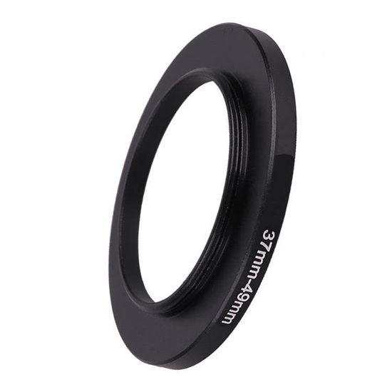 Picture of 37mm Lens to 49mm Camera Lens Adapter,37mm to 49mm Filter Step up Ring Adapter Ring,Compatible with All 49mm UV,CPL,ND,Lens Hood,Threaded Lens ect.