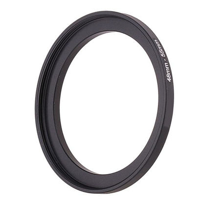 Picture of 48mm Lens to 55mm Camera Lens Adapter,48mm to 55mm Filter Step up Ring Adapter Ring,Compatible with All 55mm UV,CPL,ND,Lens Hood,Threaded Lens ect.