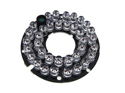 Picture of 36LED 5mm 850nm IR Infrared Panel for Night verison Camera Lighting 60d