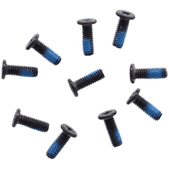 Picture of PartEGG 10-Pack M2.5x7mm Phillips Flat-Head Screws Replacement for Dell Lenovo ASUS HP Laptop PC Bottom Case Inspiron 5000 7000 5368 5378 (Black)