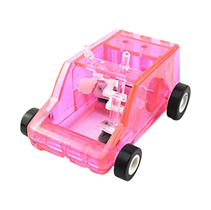 Picture of YJYdadaS Mini Car Table Dust Cleaning Trolley Office & Stationery Keyboard Desktop Dust Cleaner Confetti Pencil Eraser Dust Sweeper Toy (Red)