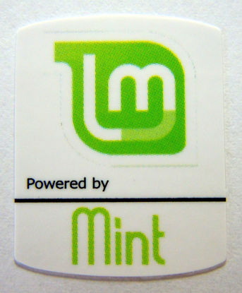 Picture of VATH Powered by Mint Linux Sticker 19mm x 24mm [480]