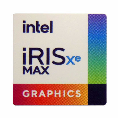 Picture of VATH Sticker Compatible with Intel iRISxe MAX Graphics 18 x 18mm / 11/16" x 11/16" [1107]