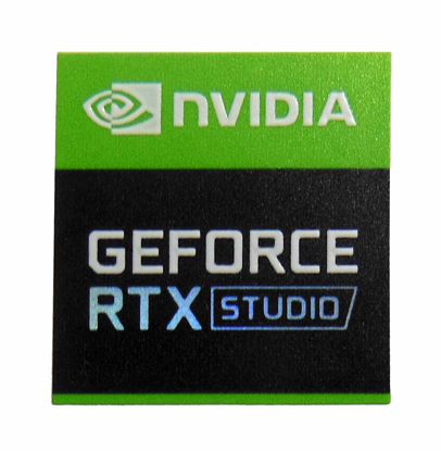 Picture of VATH Sticker Compatible with NVIDIA Geforce RTX Studio Sticker 18 x 18mm / 11/16" x 11/16" [1111]