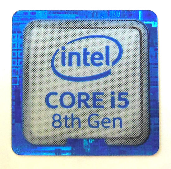 Picture of VATH Sticker Compatible with Intel Core i5 8th Gen 18mm x 18mm / 11/16" x 11/16" [967]