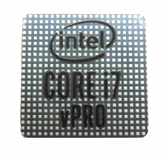 Picture of Intel Core i7 vPRO Sticker 14 x 14mm / 9/16" x 9/16" [1076]