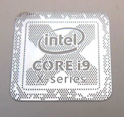 Picture of VATH Made Intel Core i9 X-Series Metal Sticker 18 x 18mm / 11/16" x 11/16" [984]