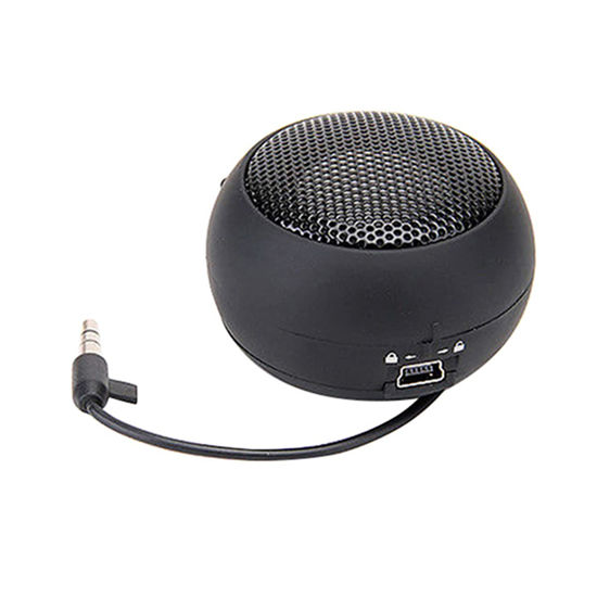 Picture of Sound Box 3.5mm Jack Long Standby Mini MP3 Loudspeaker Wired Speaker for Travel Black