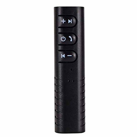 Picture of HOVTOIL Audio Receiver Bluetooth 4.1 Car Hands-Free HD Call Photo 3.5mm Aux Audio Receiver Adapter Phone Accessories Long Service Life Black 1#