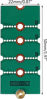 Picture of Green M2 NGFF NVME for M.2 Extended Transfer Card 2230 2242 2260 to 2280 Aircraft M2 Change Long Size NVME NGFF for M.2 SSD Ad 2242 to 2280 Adapter