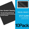 Picture of 10 Pack Microfiber Cleaning Cloths Glasses Cleaning Cloth for Eyeglasses, Phone, Screens, Camera Lens and Other Delicate Surfaces Cleaner