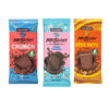 Picture of Feastables Mr Beast Chocolate Bars - NEW Deez Nuts Peanut Butter, New Crunch and Original Chocolate (3 pack)