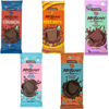 Picture of Feastables Mr Beast Chocolate Bars - NEW Deez Nuts Peanut Butter Crunch Chocolate, Milk Chocolate, Original Chocolate, Milk Chocolate, Sea Salt Chocolate Bars (5 Pack)