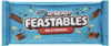 Picture of Feastables Beast Bar Crunch and Creamy Milk Bundle - Milk Chocolate, Milk Crunch, Peanut Butter, and NEW! Peanut Butter Crunch Beast Bars (4-Pack 2.1 oz Bars)