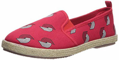 Picture of Portland Trail Blazers Espadrille Canvas Shoe - Womens Extra Large - Size: X-Large