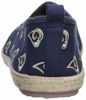 Picture of Los Angeles Rams Espadrille Canvas Shoe - Womens Small - Size: Small