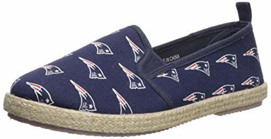 Picture of New England Patriots Espadrille Canvas Shoe - Womens Medium - Size: Medium