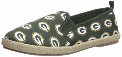 Picture of Green Bay Packers Espadrille Canvas Shoe - Womens Medium - Size: Medium