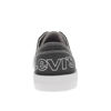 Picture of Levi's Womens Anika C Logo Classic Sporty Fashion Sneaker Shoe, Charcoal/White, 8 M - Size: 8