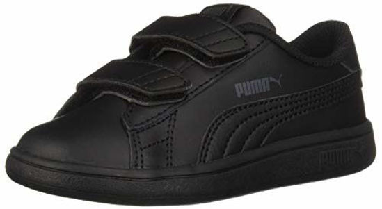 Picture of PUMA baby girls Smash V2 Velcro Sneaker, Black, 5 Toddler US - Size: 5 Toddler