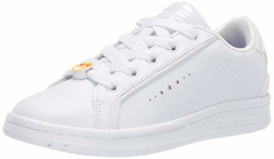 Picture of Skechers Girls Omne-Class Star Sneaker, White, 6 Big Kid - Size: 6 Big Kid