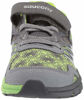 Picture of Saucony Boys' Flash A/C Sneaker, Grey/Citron, 110 Medium US Little Kid - Size: 11 Little Kid