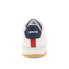 Picture of Levi's Mens Carson Synthetic Leather Casual Lace Up Sneaker Shoe, White/Navy/Red, 11 M - Size: 11