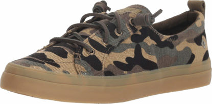 Picture of Sperry Women's Crest Vibe Sneaker, CAMO Olive, 5 - Size: 5