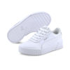 Picture of PUMA Carina Leather Toddler Shoes in White/Arctic Ice, Size 4 - Size: 4 Infant