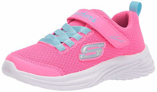 Picture of Skechers girls Skechers Sport, Skechers Light Weight Sneaker, Neon Pink/Turquoise, 6 Toddler US - Size: 6 Toddler