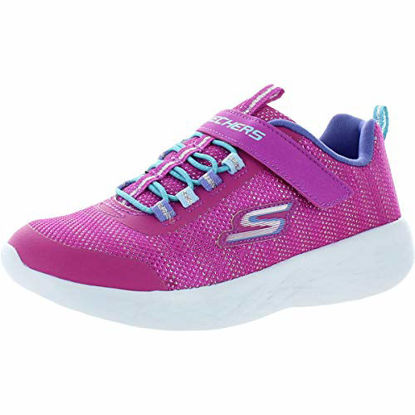 Picture of Skechers Girl's, Go Run 600 Sparkle Runner Sneaker - Little Kid & Big Kid Pink Blue 13 M - Size: 13 Big Kid