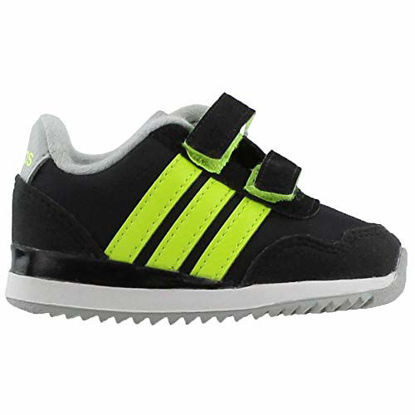 Picture of adidas Boys' V Jog CMF INF Sneaker Black/Electricity/Light Onix 8 M US Toddler - Size: 8 M US Toddler