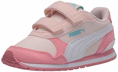 Picture of PUMA Unisex ST Runner Velcro Sneaker, Rosewater-Peony White, 13.5 M US Little Kid - Size: 13.5 Little Kid