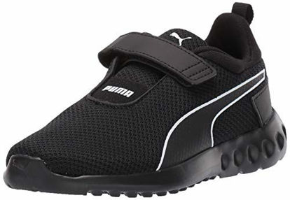 Picture of PUMA Baby Carson Velcro Sneaker, Black, 8 M US Toddler - Size: 8 Toddler