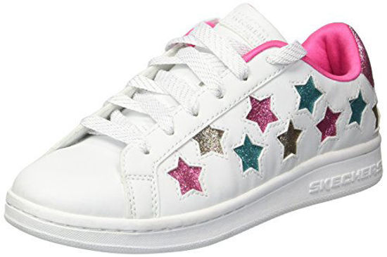 Picture of Skechers Kids Girls' Omne-Lil' Star Side Sneaker,White/Multi,5 Medium US Big Kid - Size: 5 Medium US Big Kid