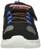 Picture of Skechers baby boys Magna-lights Sneaker, Black/Blue/Orange, 9 Toddler US - Size: 9 Toddler