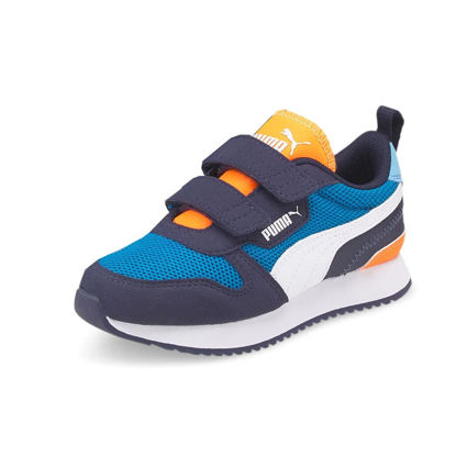 Picture of PUMA R78 V (Toddler) Mykonos Blue/Puma White/Peacoat 7 Toddler M - Size: 7 Toddler