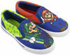 Picture of SUPER MARIO Brothers Mario & Luigi Boys Shoes,Easy Slip-on Sneaker, Nintendo, Blue, Little Kid Size 10 - Size: 10 Little Kid