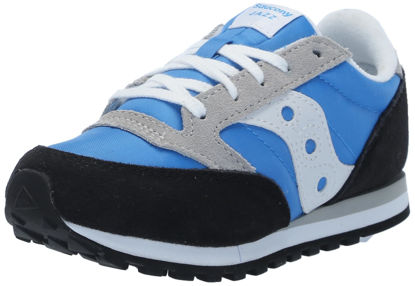 Picture of Saucony Jazz Original Sneaker, Blue/Black/Grey, 4.5 US Unisex Big Kid - Size: 4.5 Big Kid