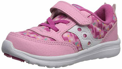 Picture of Saucony Girls' Baby Jazz Lite Sneaker, Pink Llama, 7.5 W US Toddler - Size: 7.5 Wide Toddler