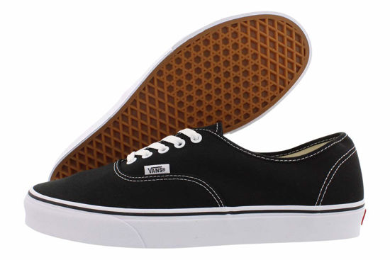 Picture of Vans Authentic, /, Size 8 Men/ 9.5 Woman Black (True White) 9.5 Women/8 Men - Size: 9.5 Women/8 Men