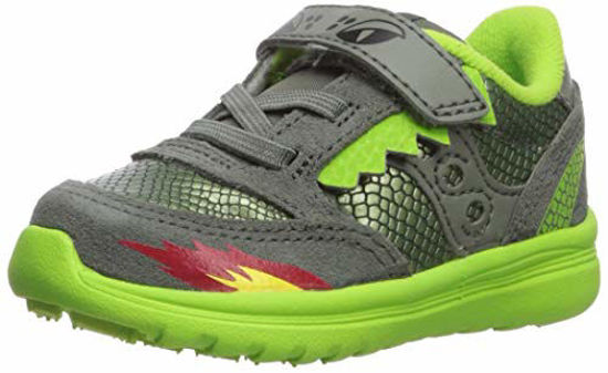 Picture of Saucony Boys' Baby Jazz Lite Sneaker, Green/Dragon, 055 Medium US Toddler - Size: 5.5 Toddler