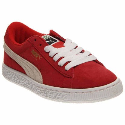 Picture of Puma Suede , Boys' High-Top Trainers, Red White, 1.5 M US Little Kid - Size: 1.5 Little Kid