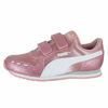 Picture of PUMA Kids Cabana Racer Glitz V PS Bridal Rose White Gray Violet, 2.5 Little Kid - Size: 2.5 Little Kid